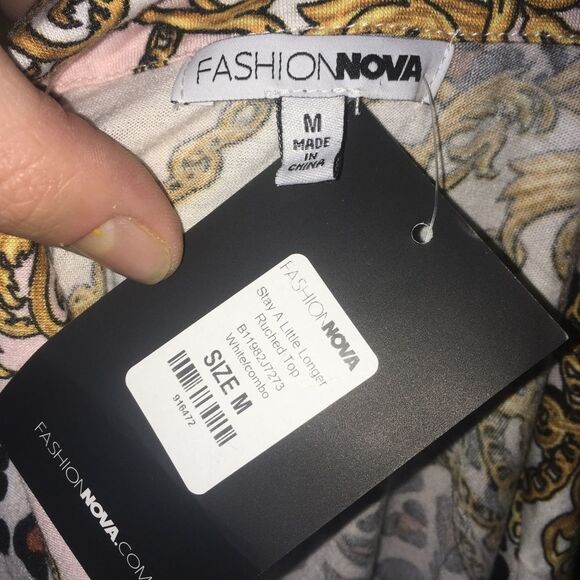 Fashion Nova Stay a Little longer ruched top - Picture 4 of 4